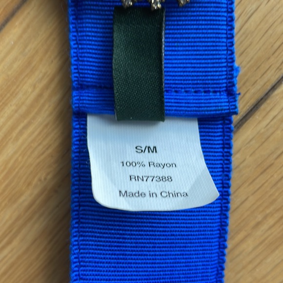 J.Crew Deep Blue Ribbon Belt - Picture 4 of 4